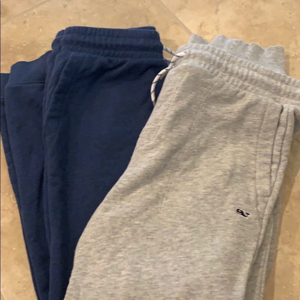 Two pairs of vineyard vines boys sweatpants/jogger